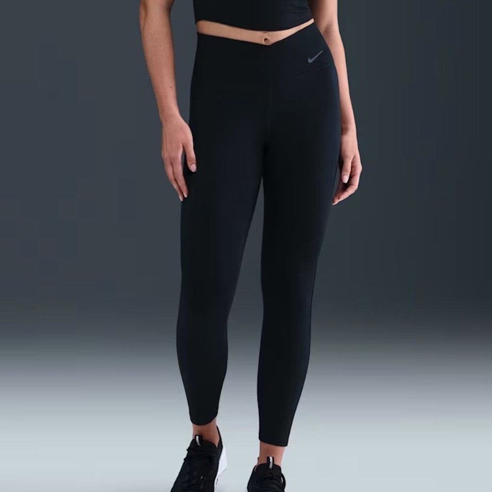 NWT Nike One Dri-Fit High-Rise 7/8 Leggings XS Black